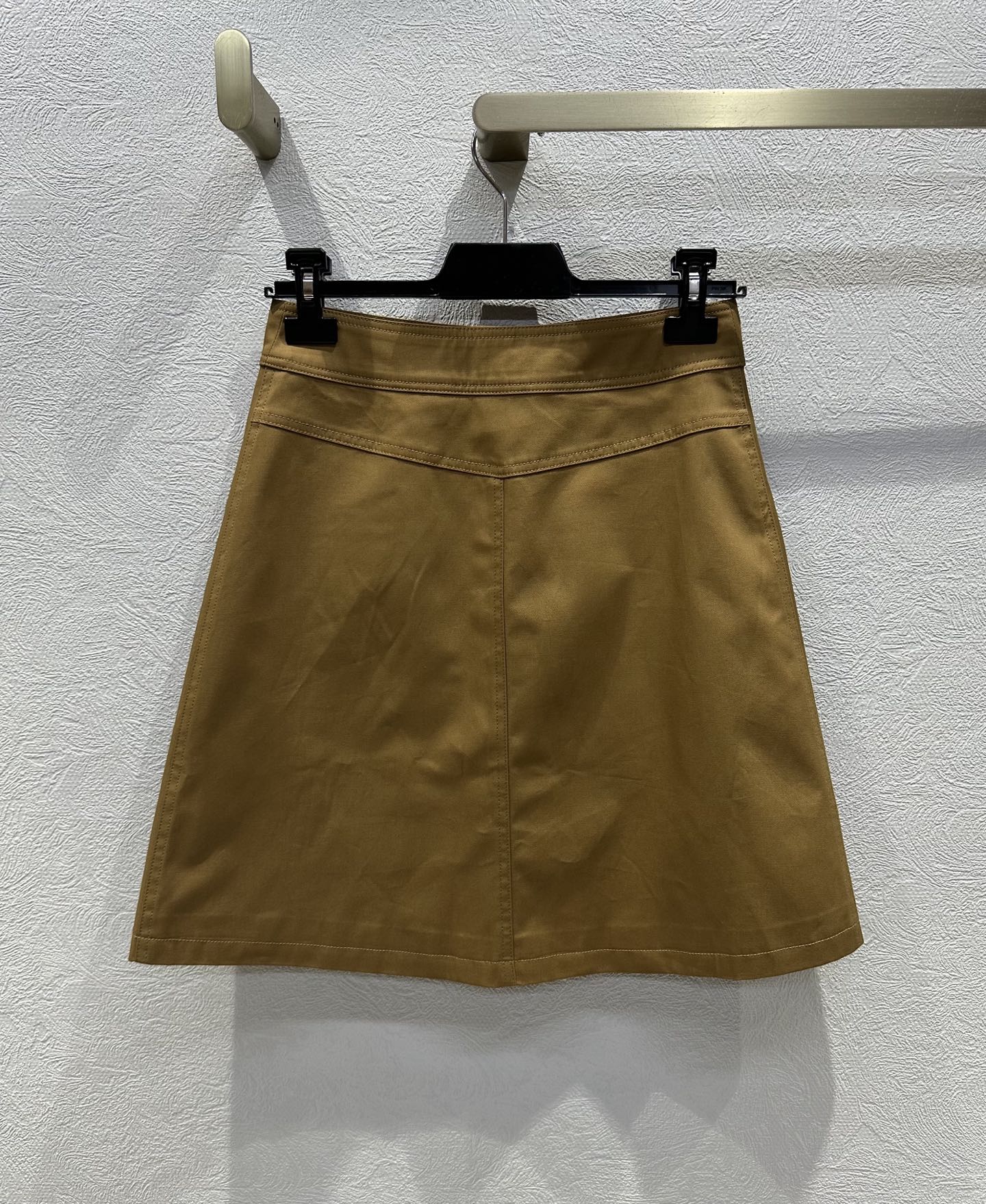 Celine 25 Skirt Tan Cotton
