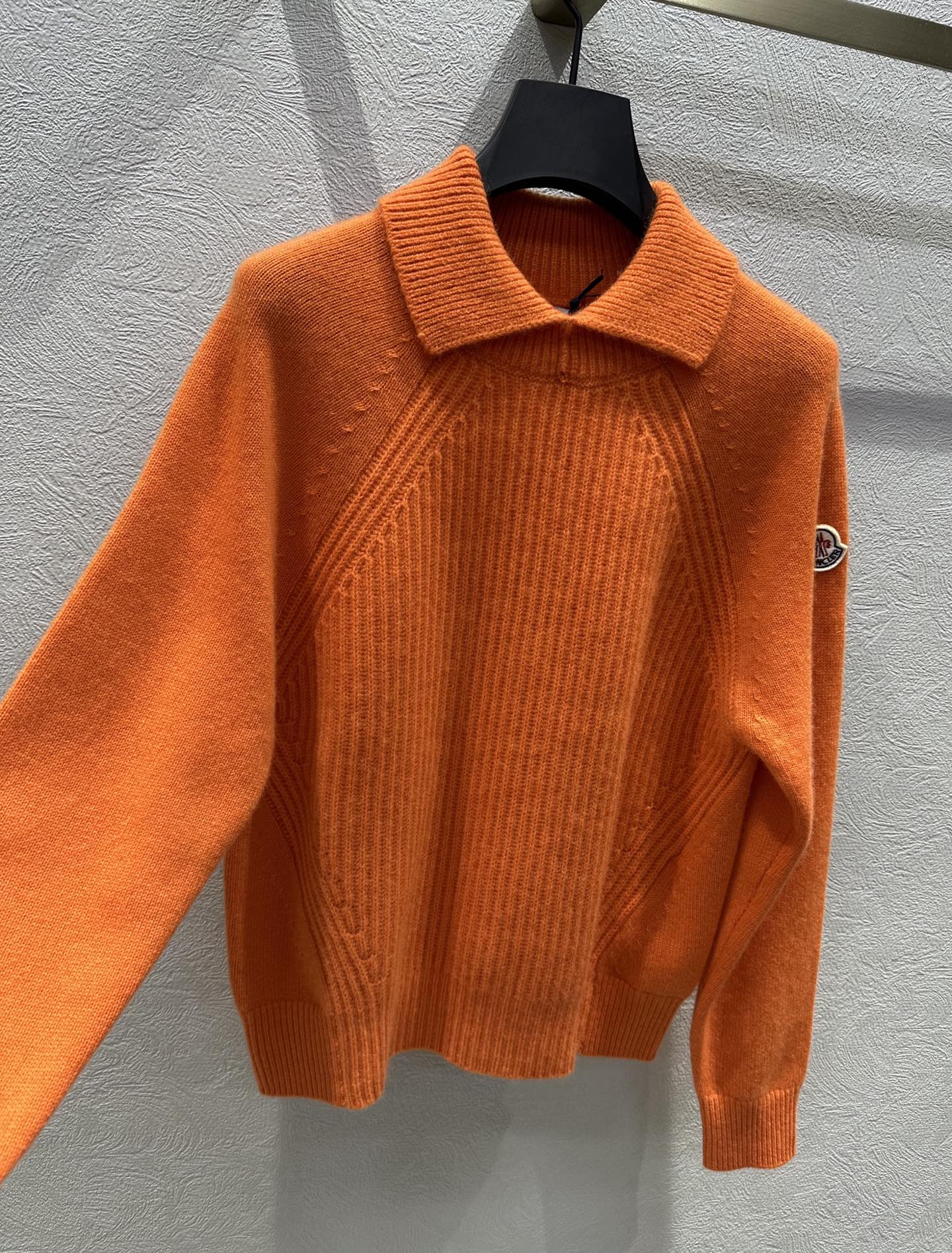 MC 2025 Turtleneck Sweater Orange Cashmere