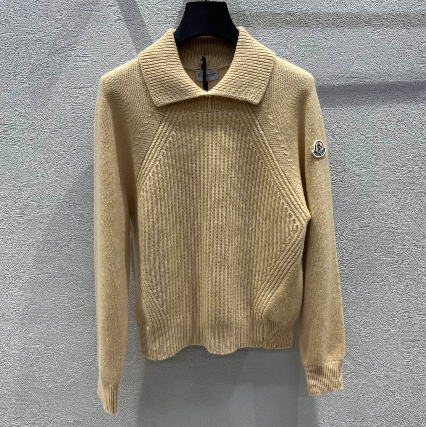 MC 2025 Turtleneck Sweater Beige Cashmere
