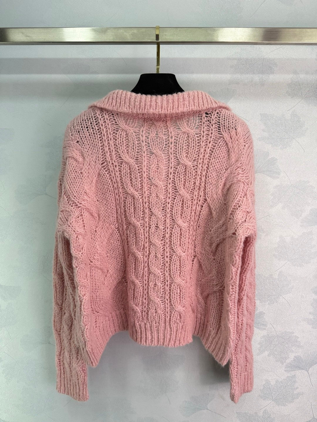 Celine 25 Sweater Pink Wool 293909