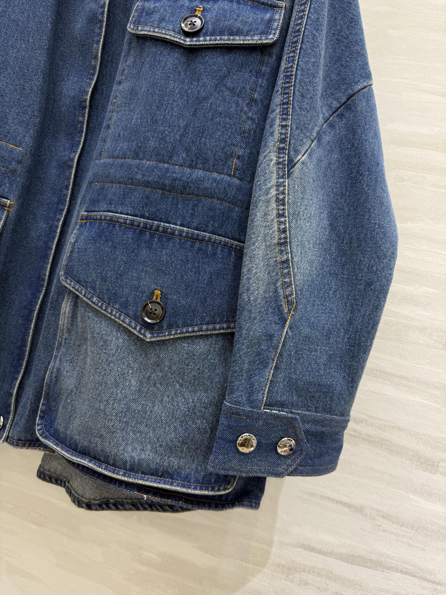 CD 25 Denim Jacket Blue Cotton