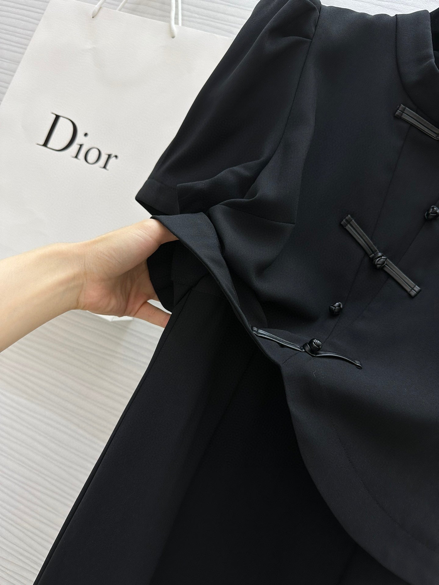 CD 25 Dress Black Cotton