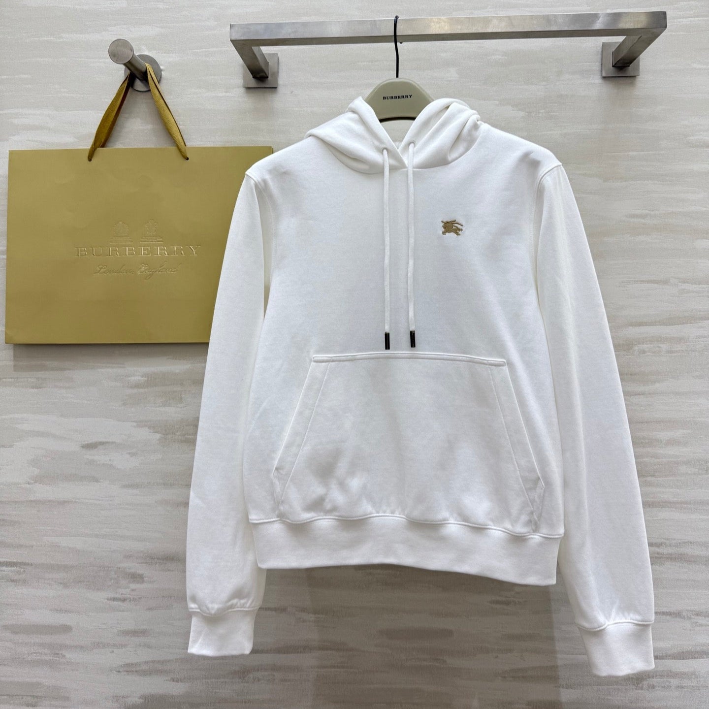 Bur 25 Hoodie White Wool