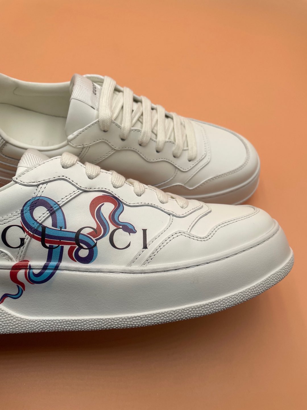 GG Men's  Sneaker White Cowhide 523543