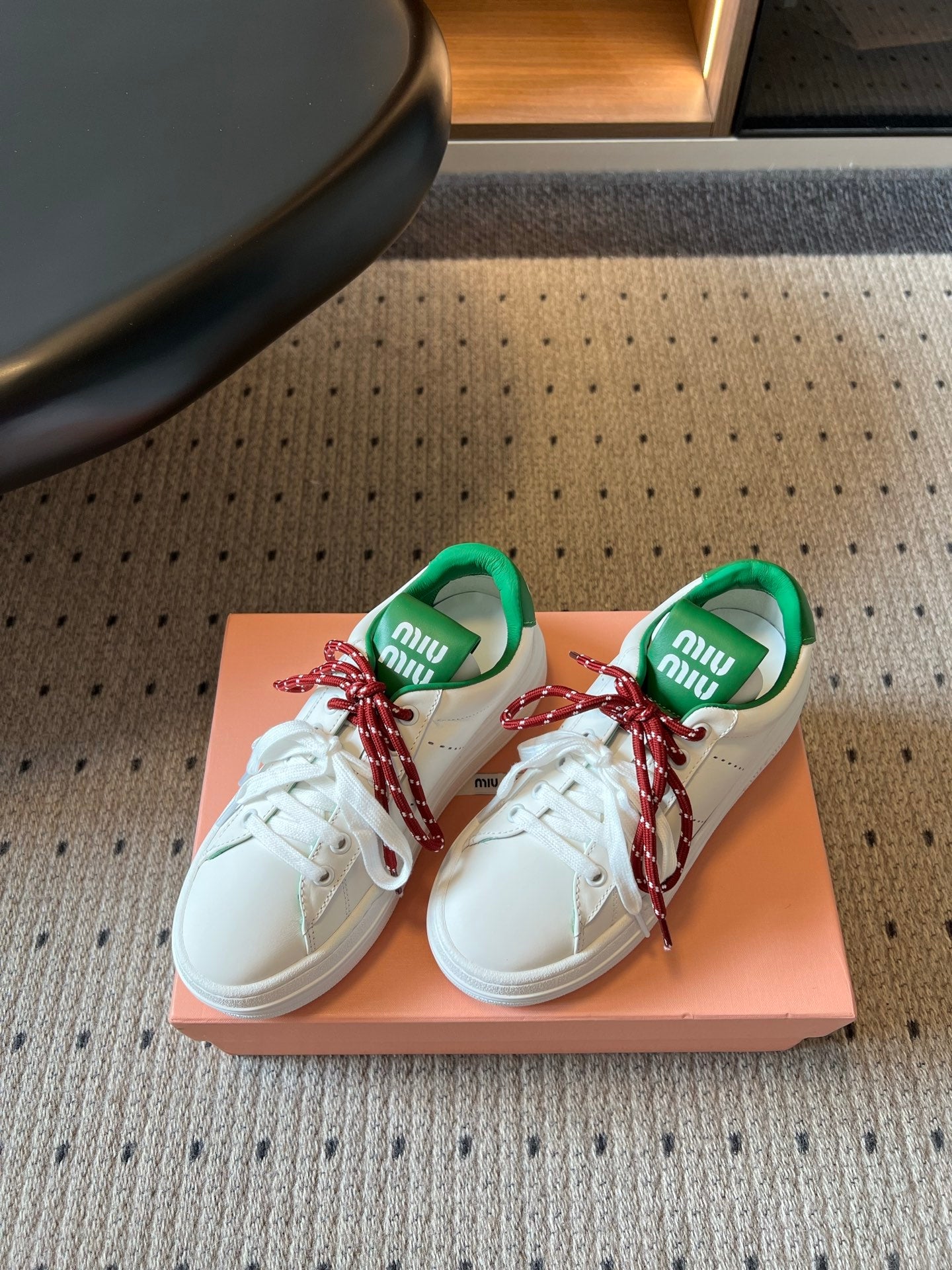Miu Miu 2026 Low Top Sneakers Cowhide 956016