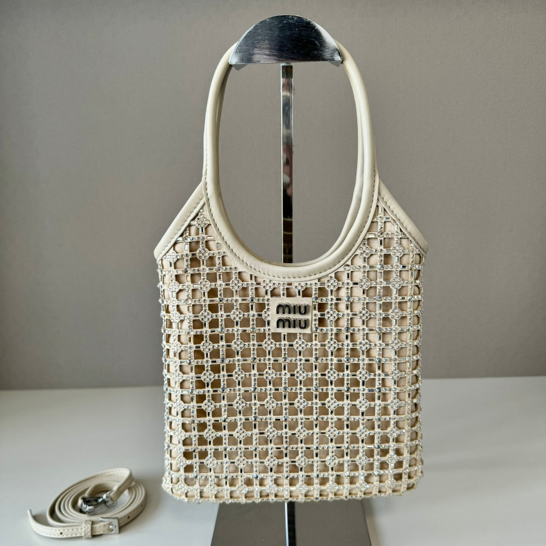 MiuMiu small diamond bag leather