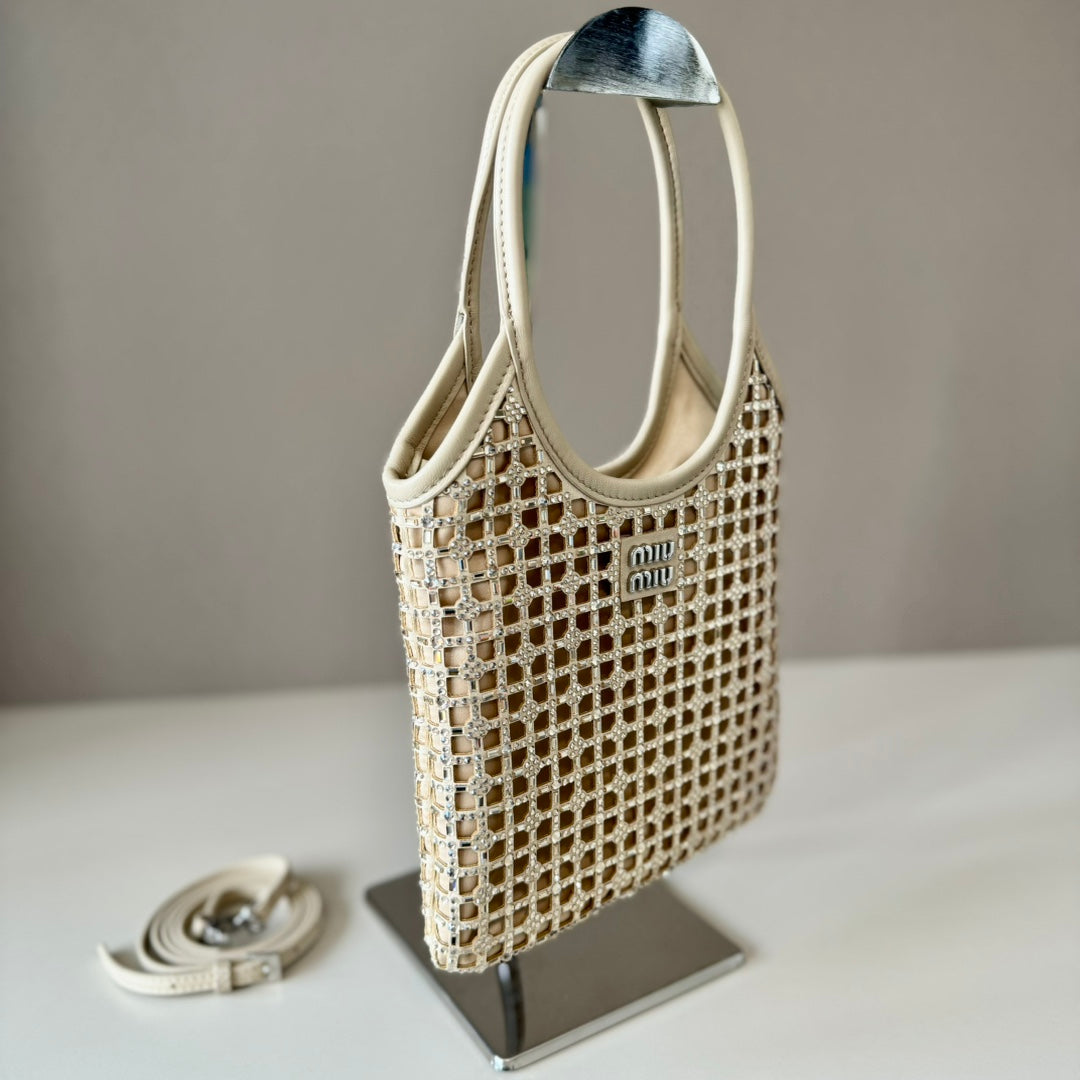 MiuMiu small diamond bag leather
