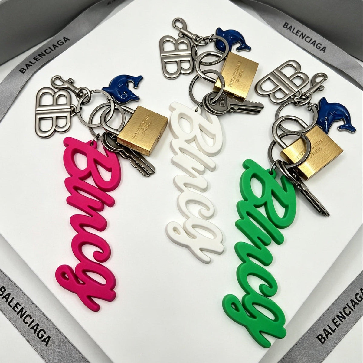 Balenciaga Keychain Charm