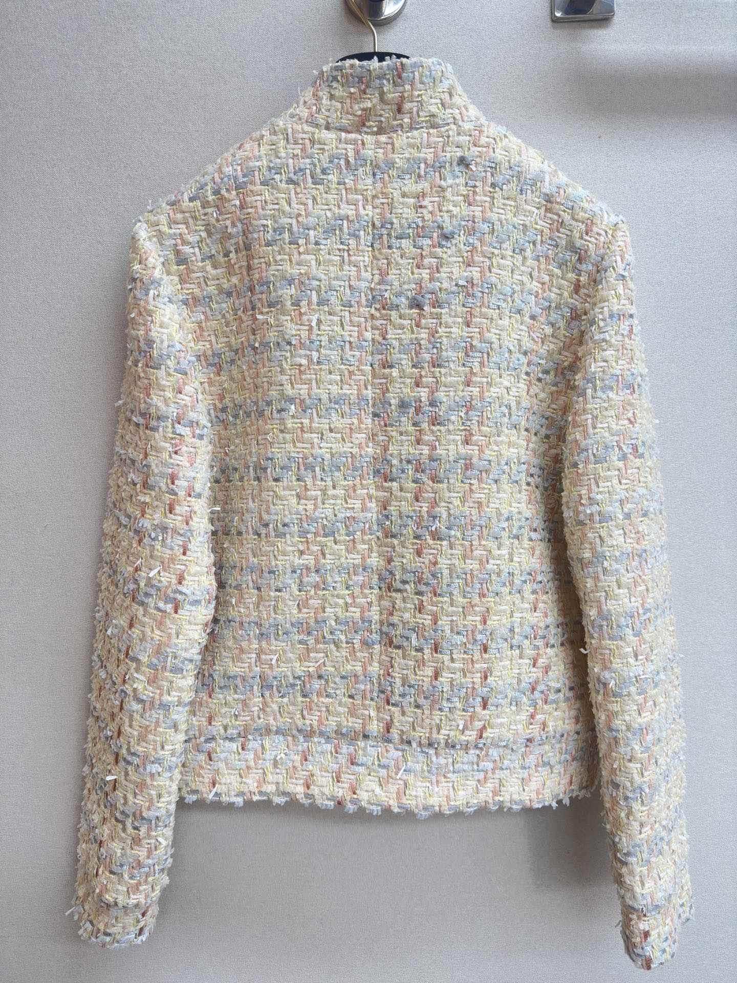 CC Jacket Pink Blue Cotton Polyamide 237357