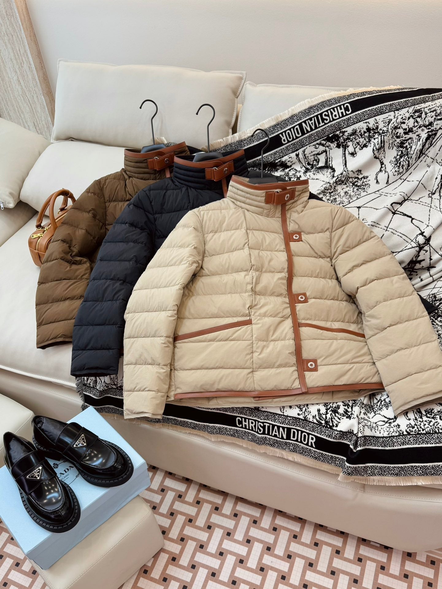 Burberry 25 Jacket Apricot Down Nylon