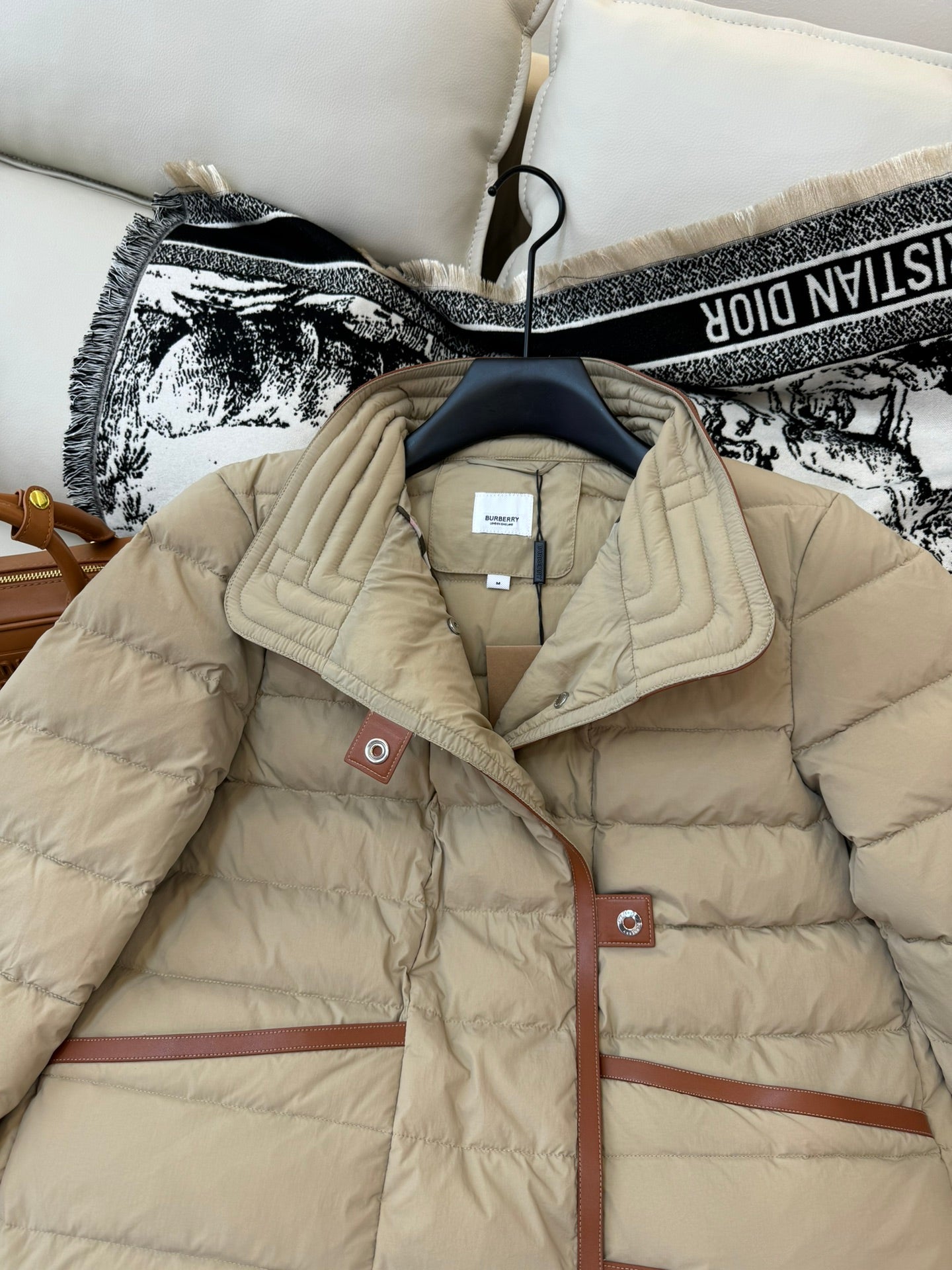 Burberry 25 Jacket Apricot Down Nylon