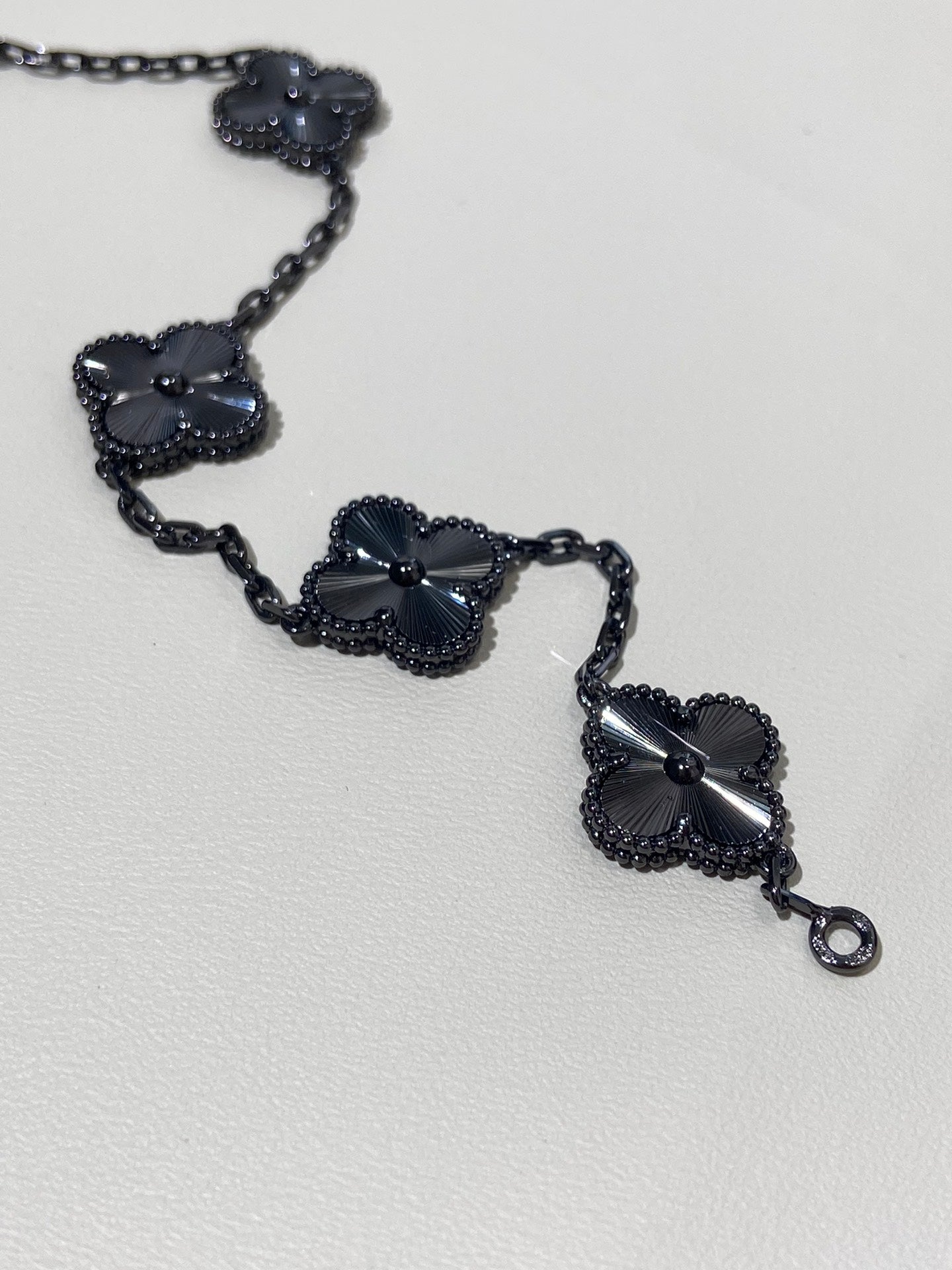 VCA Clover Vintage Black 5 Motifs Black Bracelet