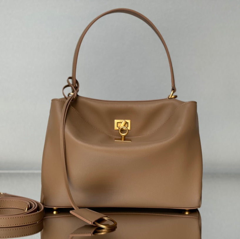 Balenciaga Small Bag 29 Rich Brown Calfskin Gold Hardware