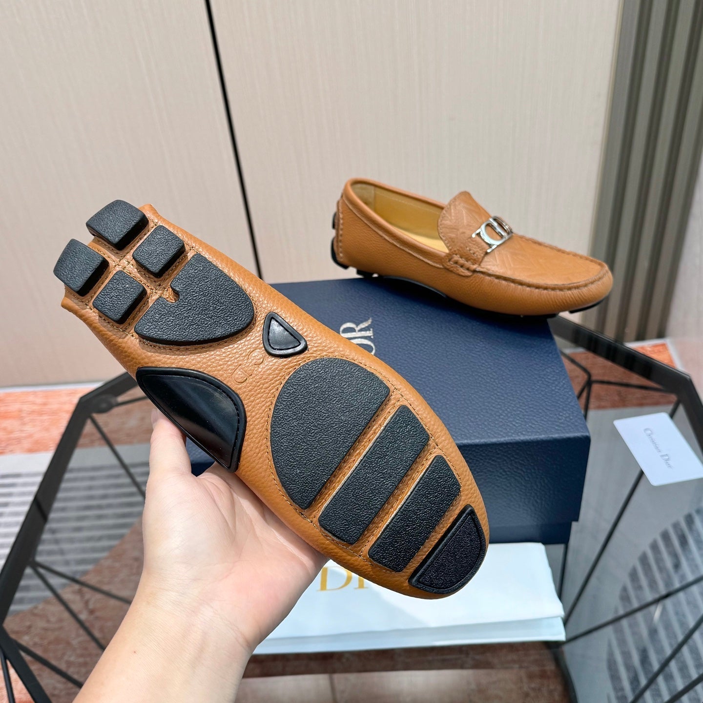 CD OdÃ©on Loafer Brown Calfskin 638585