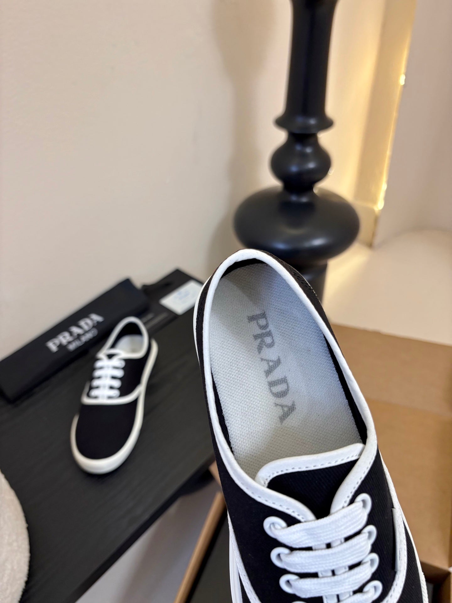 PRA 26S Casual Shoes Black Canvas 627468