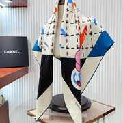 CC Square Scarf 90 CM In Colorful Silk Twill 182518