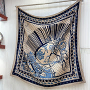Cheval Punk Bandana Scarf 135 CM In Colorful Cashmere And Silk 304388