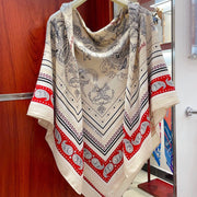 TATOUAGES MARINS BANDANA SHAWL 135 CM COLORFUL 385444