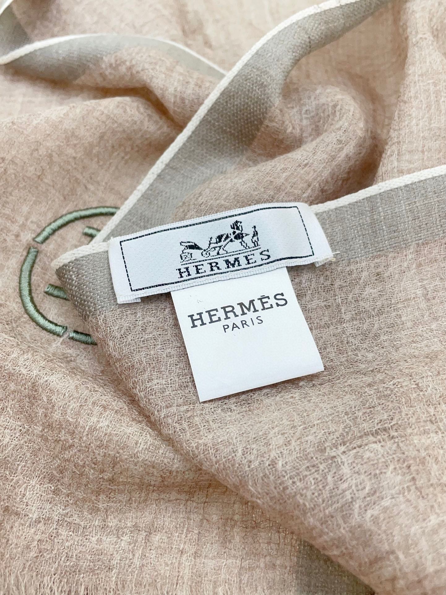 SCARF 180 CM IN CAMEL BROWN CASHMERE 388146