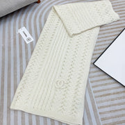 CC Scarf 190 CM In White Cashmere 396248
