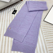 CC Scarf 180 CM In Light Purple Wool 398267