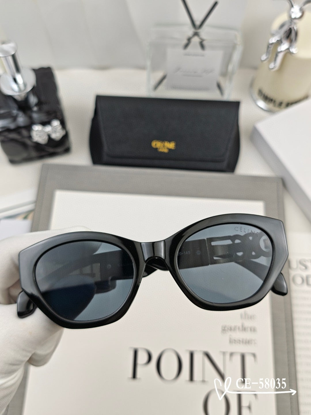 TRIOMPHE SUNGLASS 58035 IN ACETATE