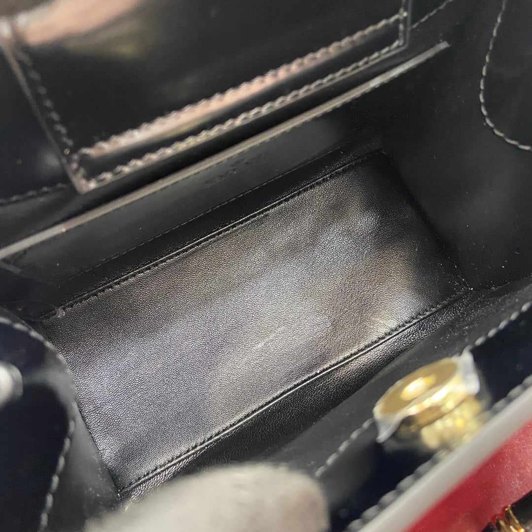 Gucci Bamboo Bag Black Leather 339651