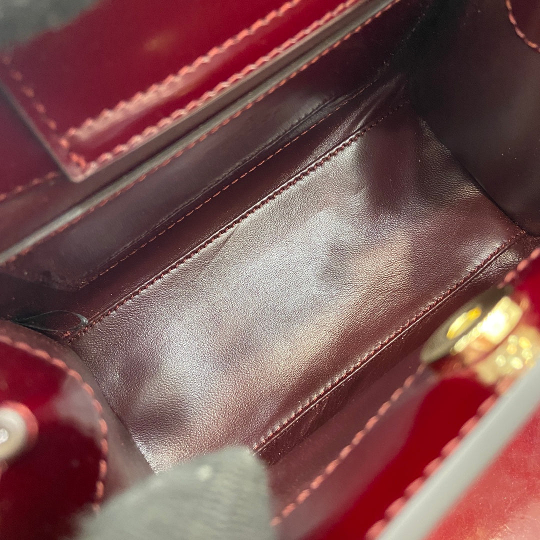 Gucci Bamboo Bag Rosso Ancora Red Leather 339649