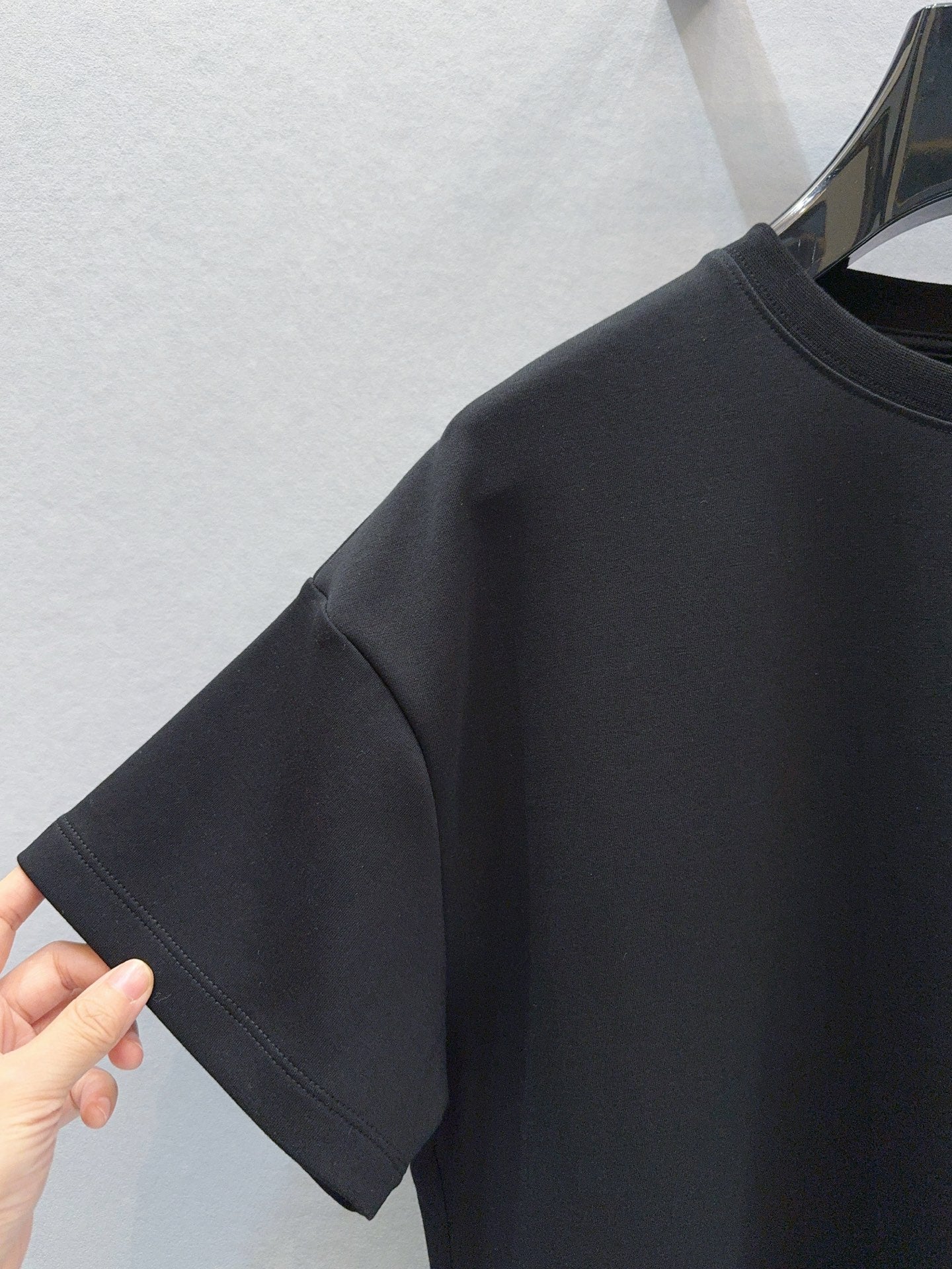 Loewe Slit T-shirt Black Cotton