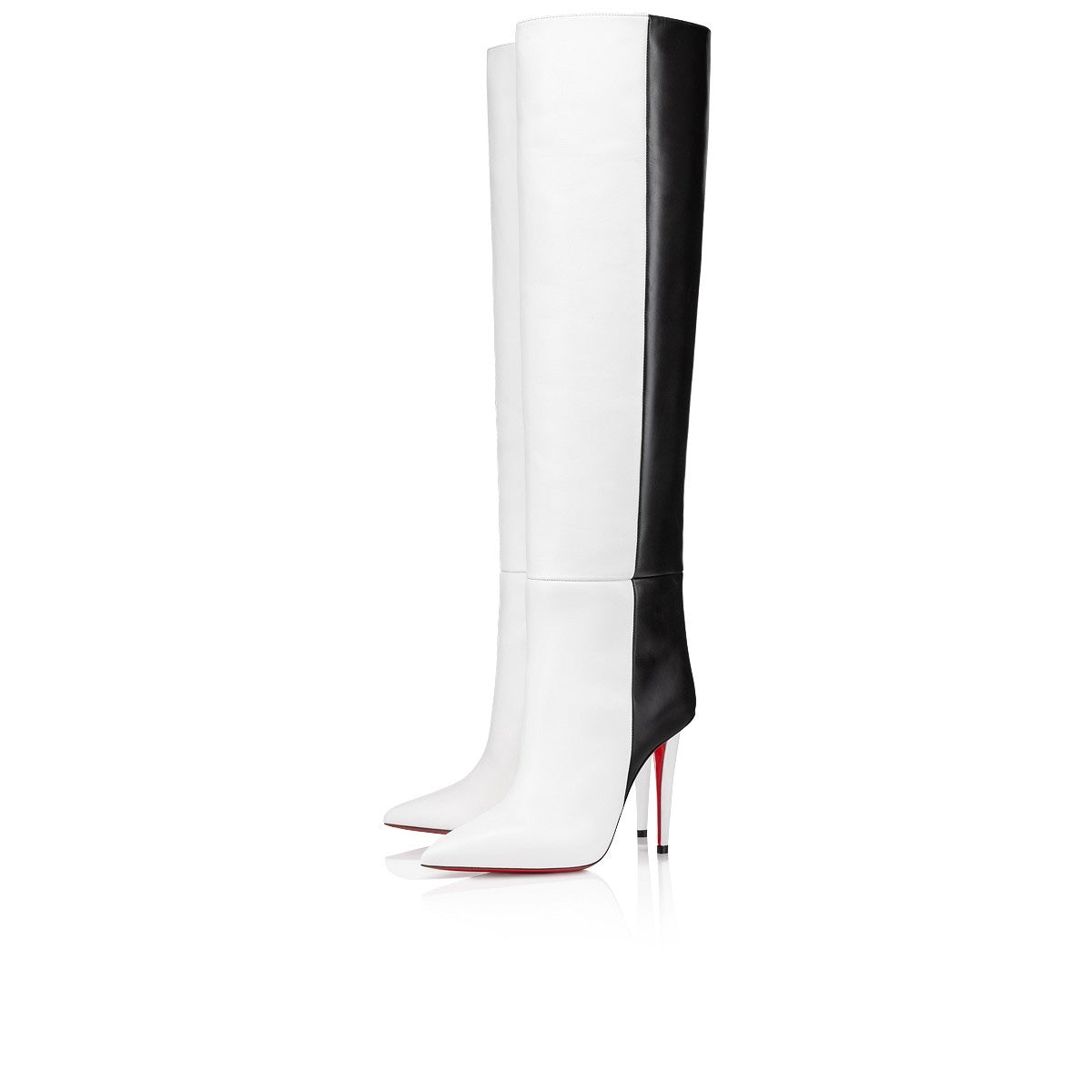 CL Astrilarge Botta 100 Mm Boots Calf Leather Bianco