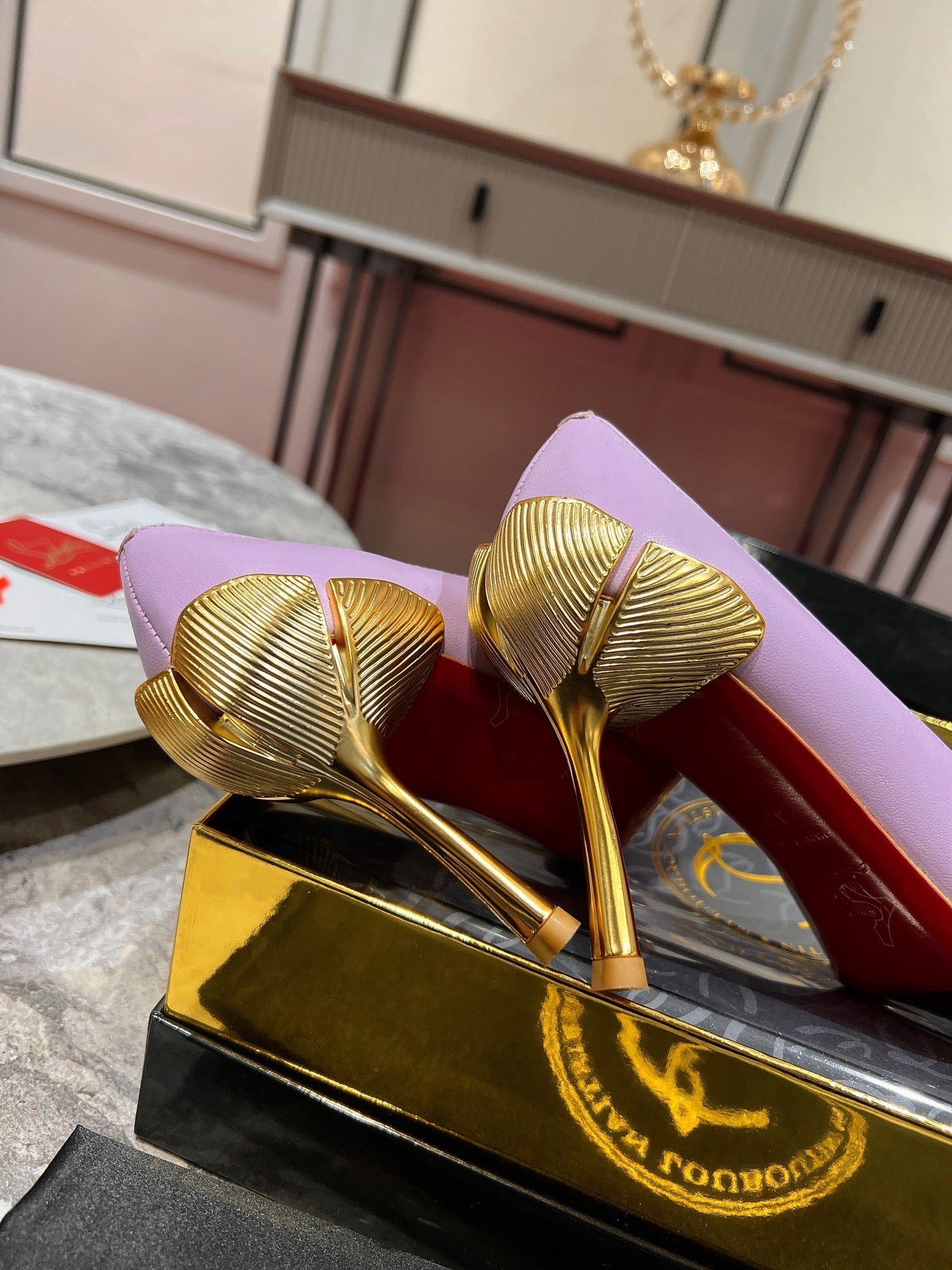 CL Ginko Pump 85mm Pumps Nappa Leather Lilac