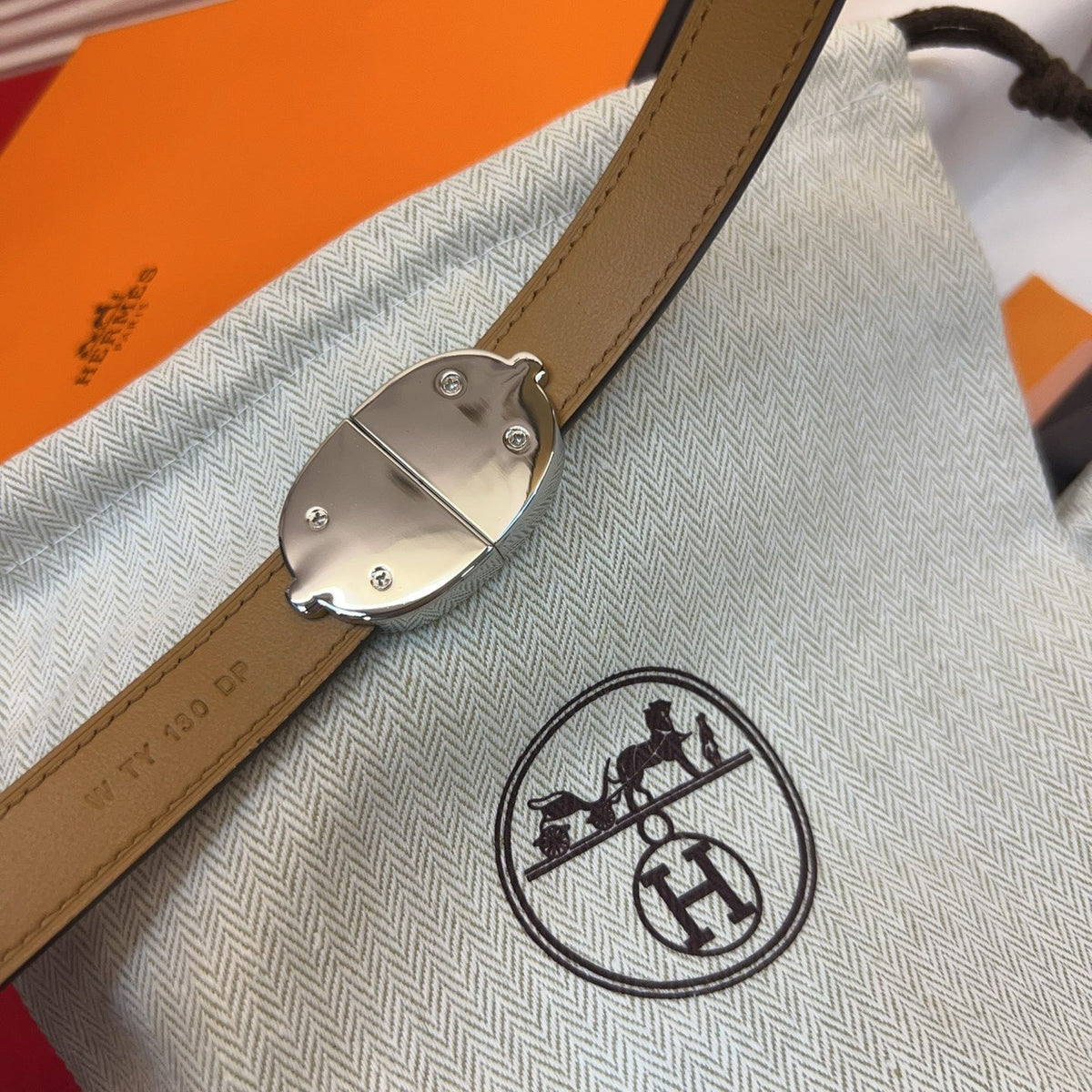 Hermes 2026 Chaine Ancre Belt 18mm Epsom leather 212454