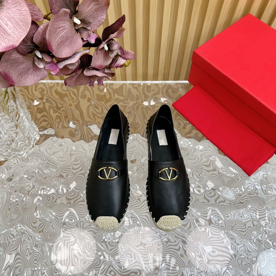 Vlogo Loafer Black Leather