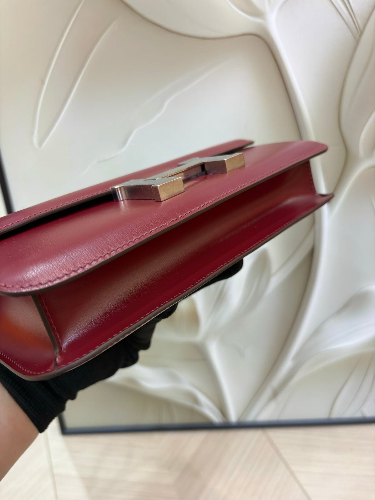 High-end Hermes 2026 Constance Elan 26cm Bag Box Leather