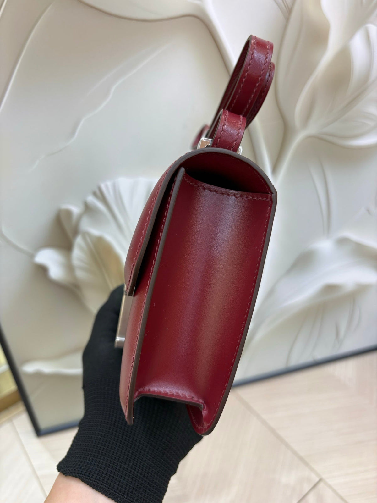 High-end Hermes 2026 Constance Elan 26cm Bag Box Leather