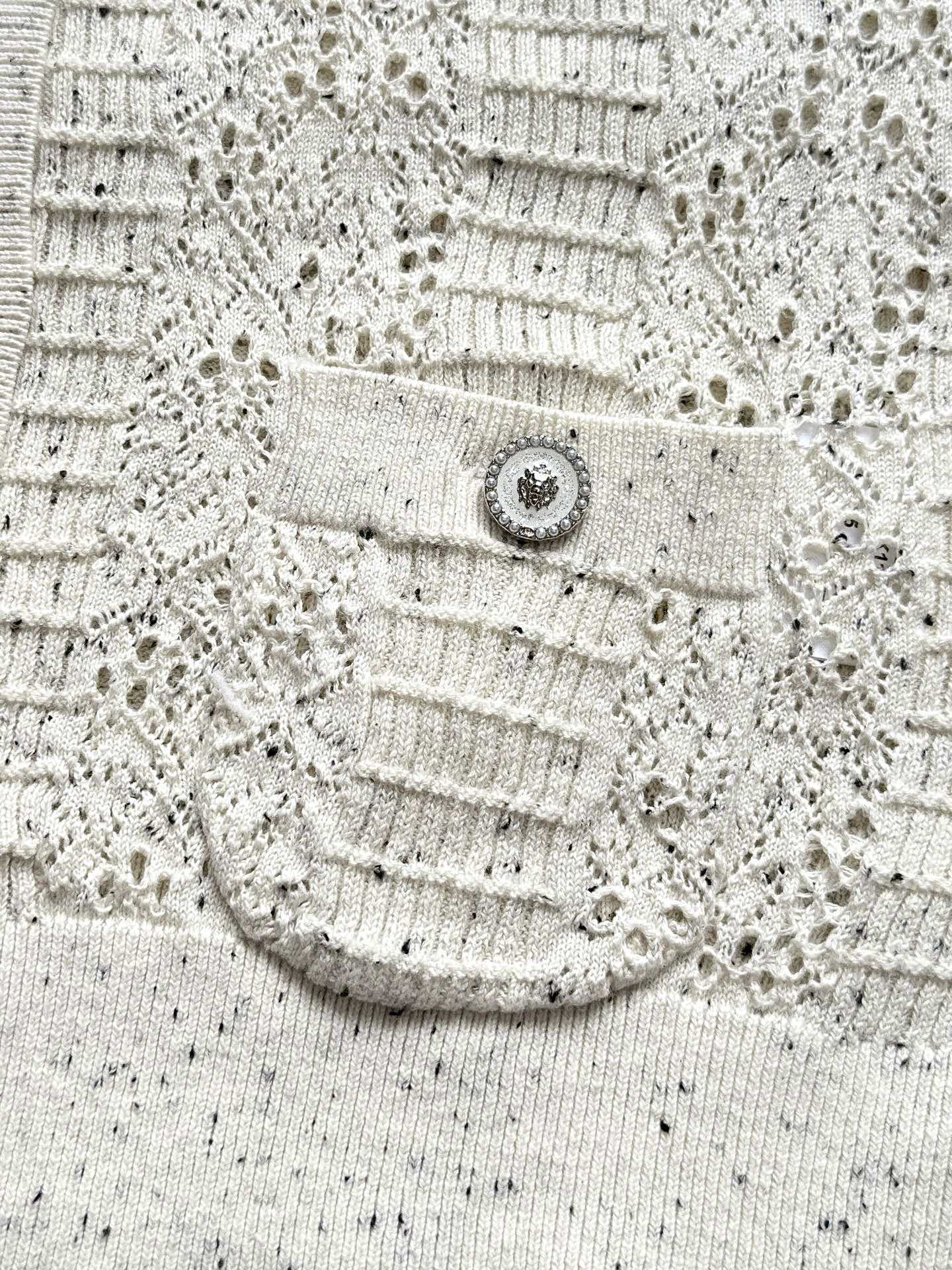 CC 25 Cardigan Beige Wool