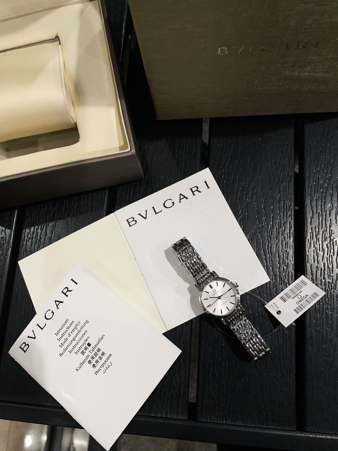 Omega De Ville 26mm Silver White Dial