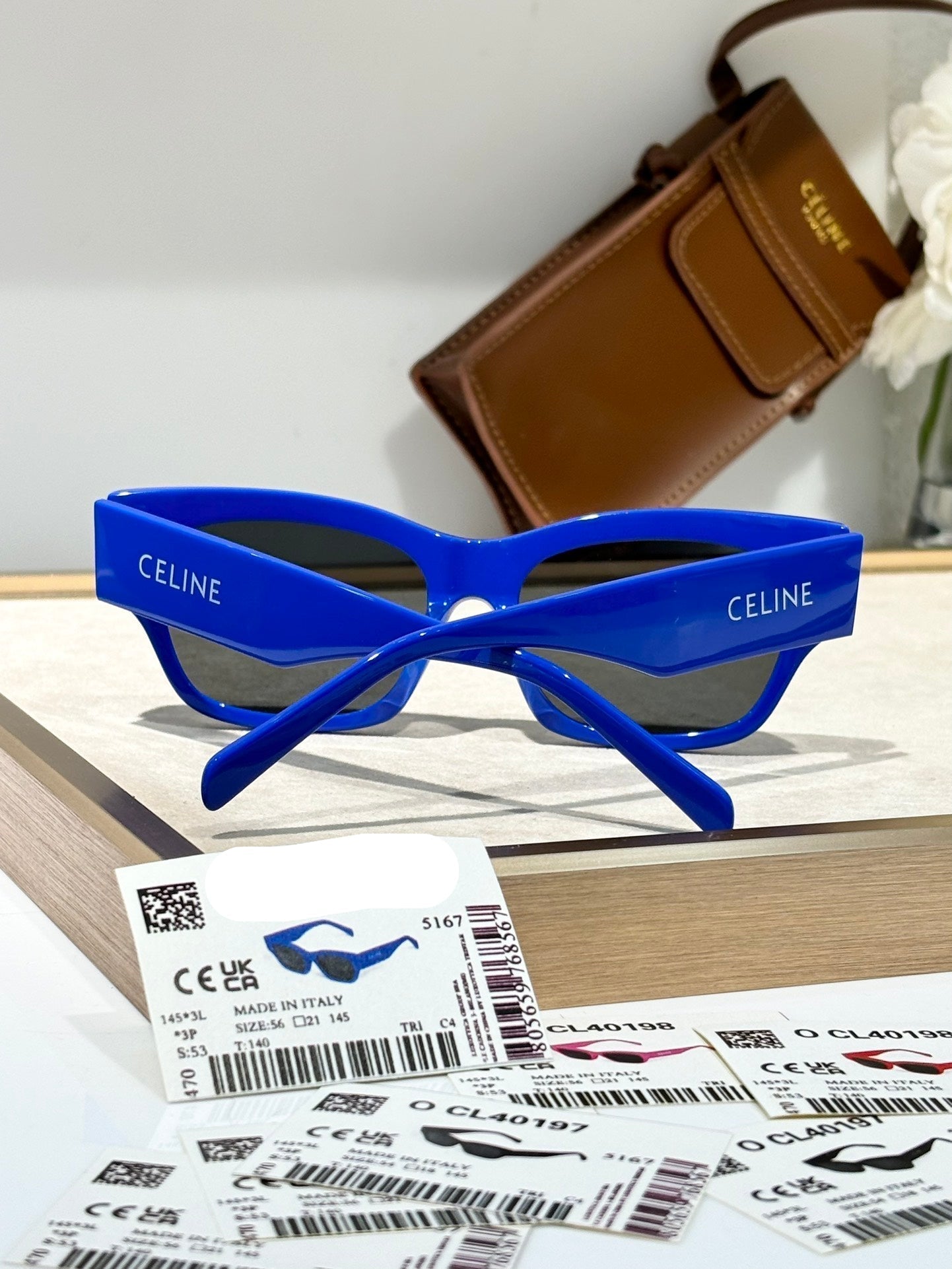 TRIOMPHE SUNGLASS CL40197 IN PINK ACETATE