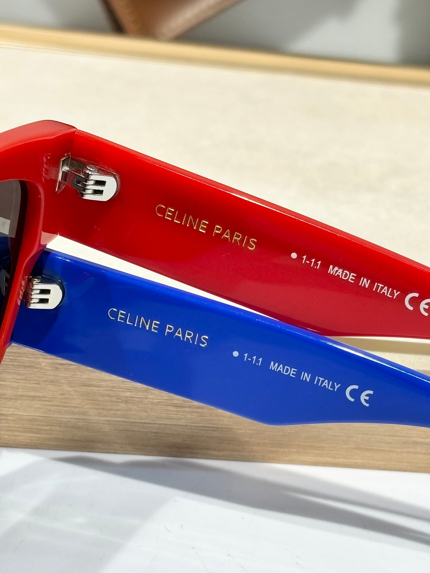 TRIOMPHE SUNGLASS CL40197 IN PINK ACETATE