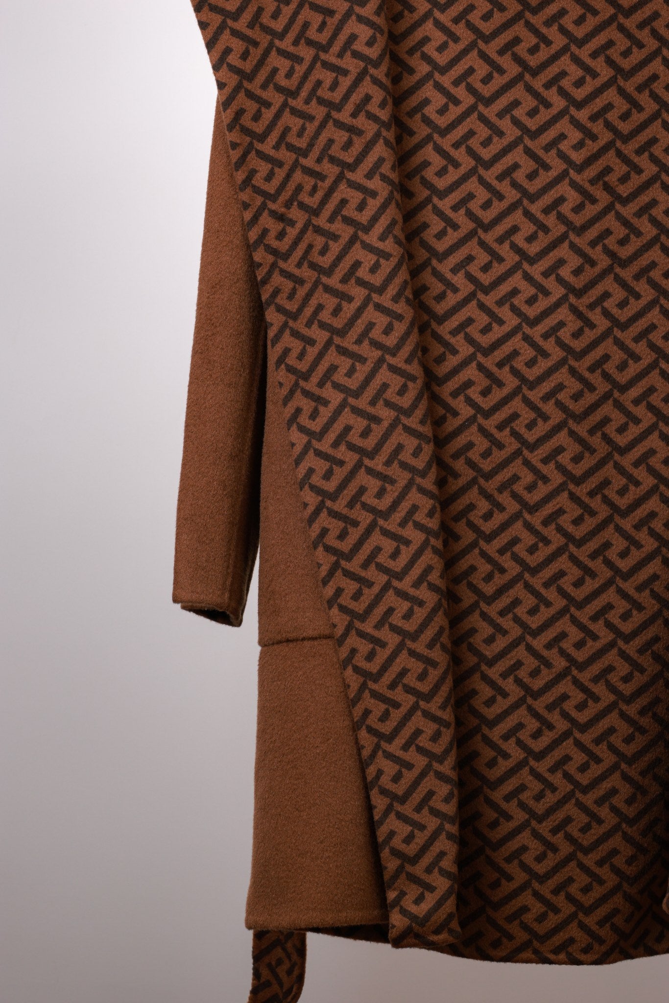 Fendi 25 Jacket Brown Jacquard 0007