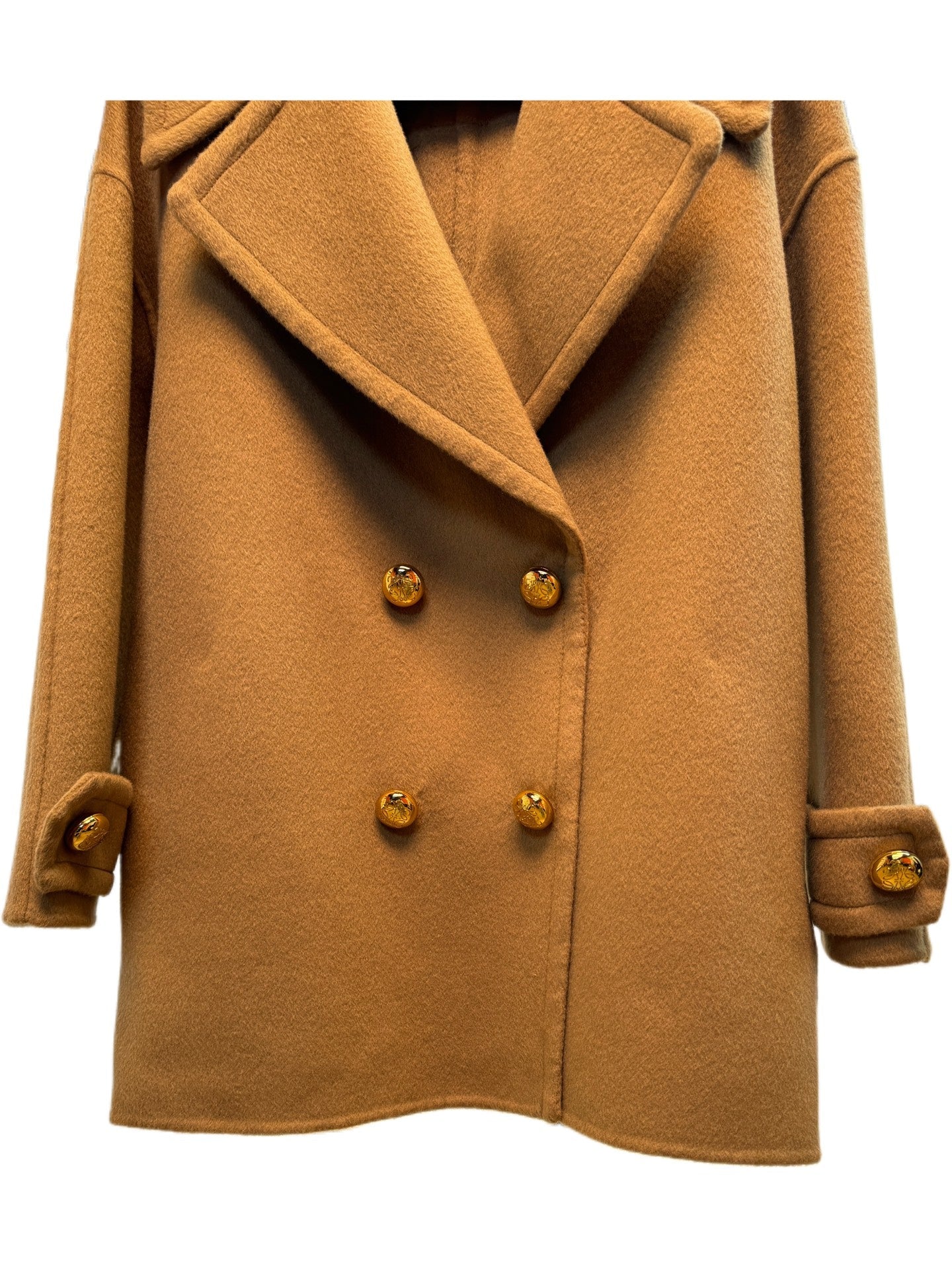 Loewe 2025 Coat Camel Wool Cashmere 305192