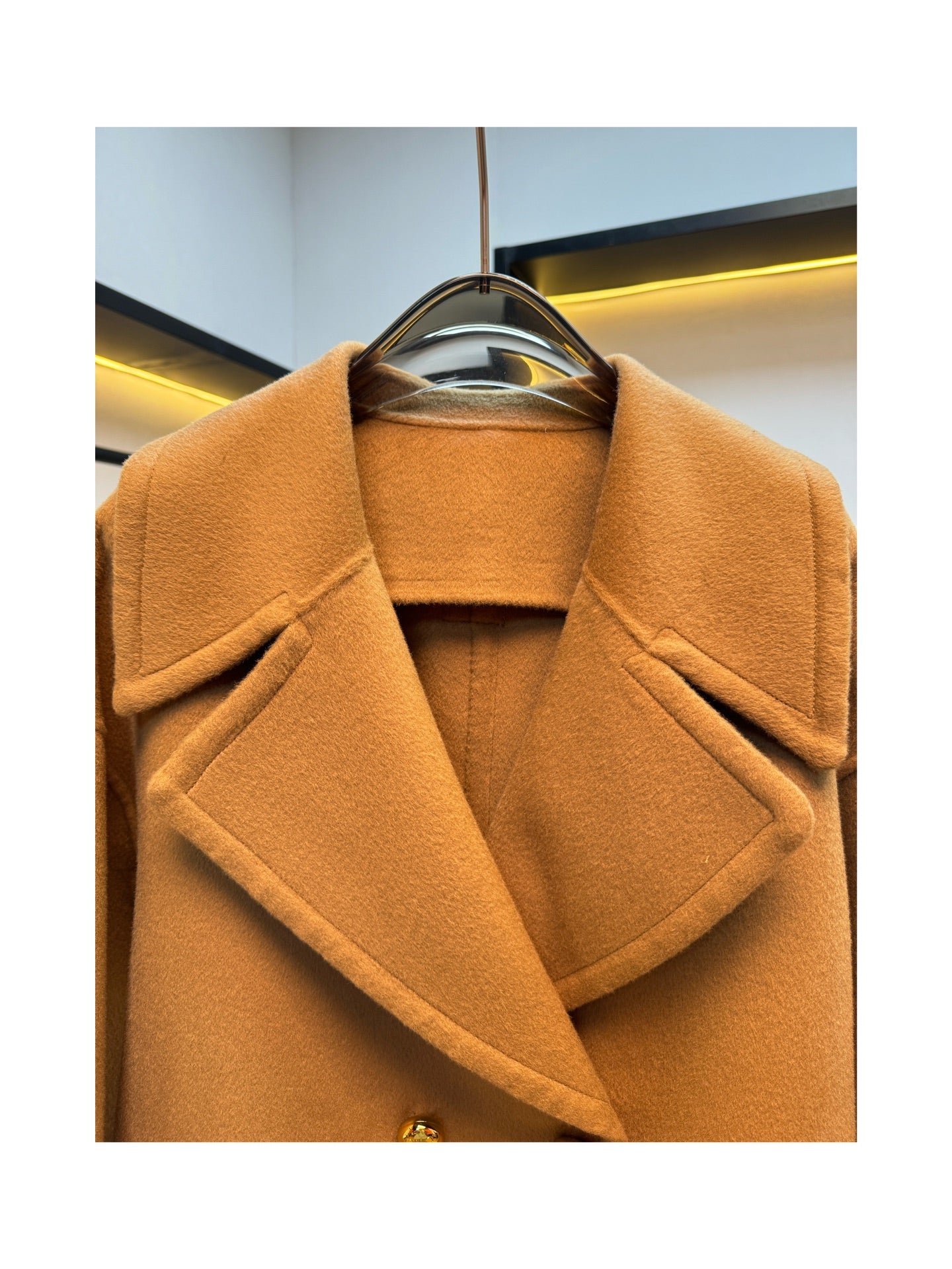 Loewe 2025 Coat Camel Wool Cashmere 305192