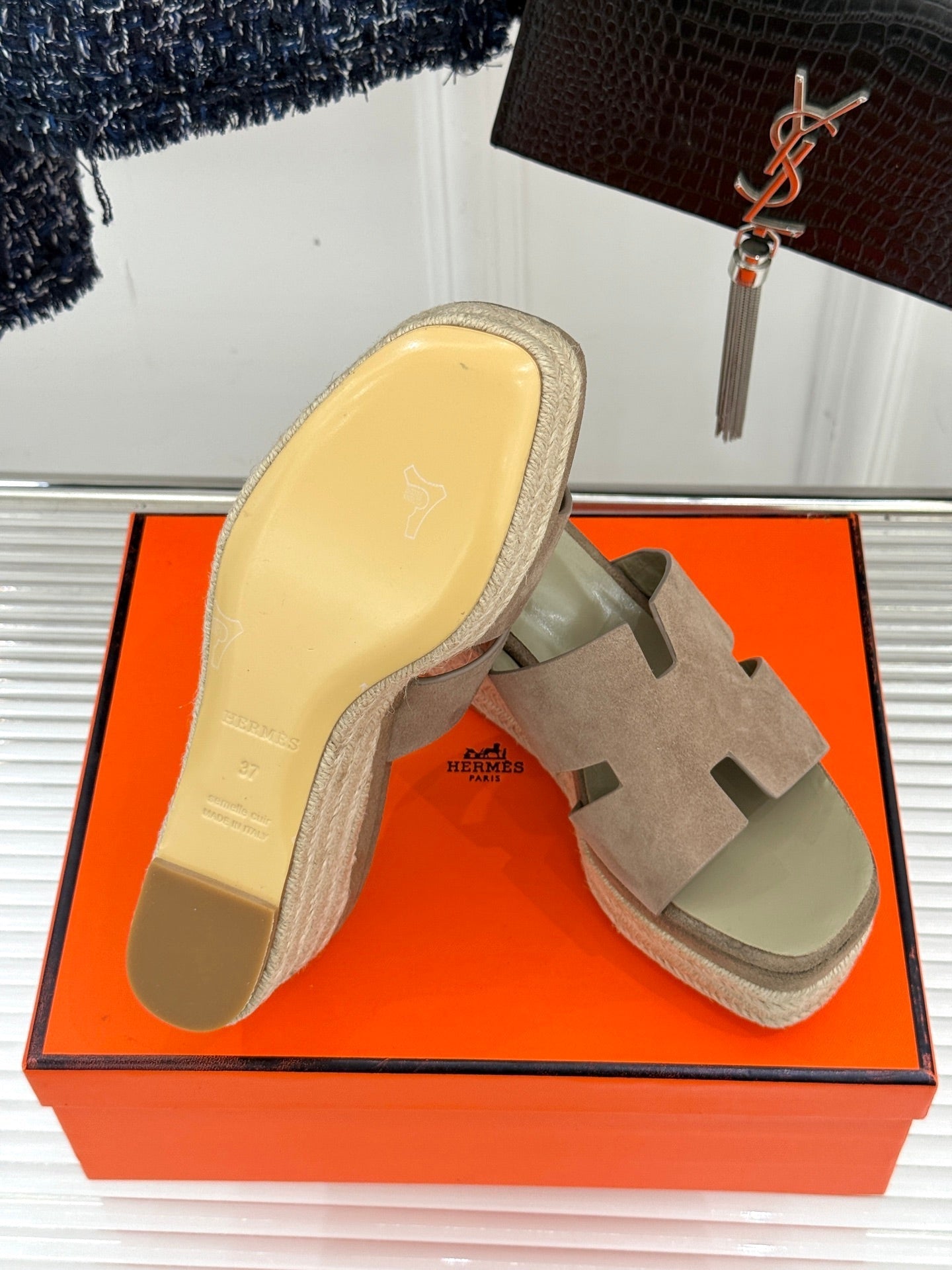 HM Platform Beige Lambskin 316413