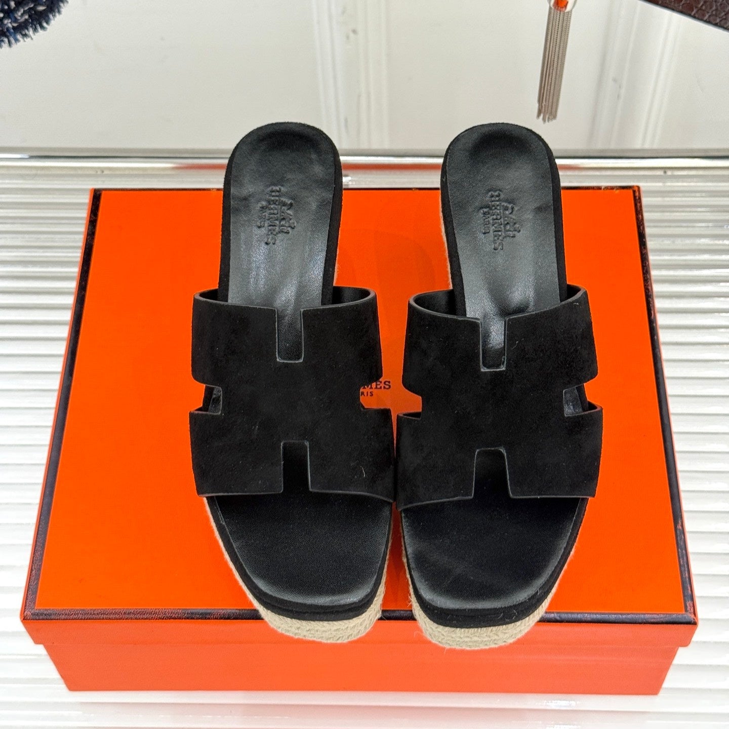 HM Platform Black Lambskin 316414