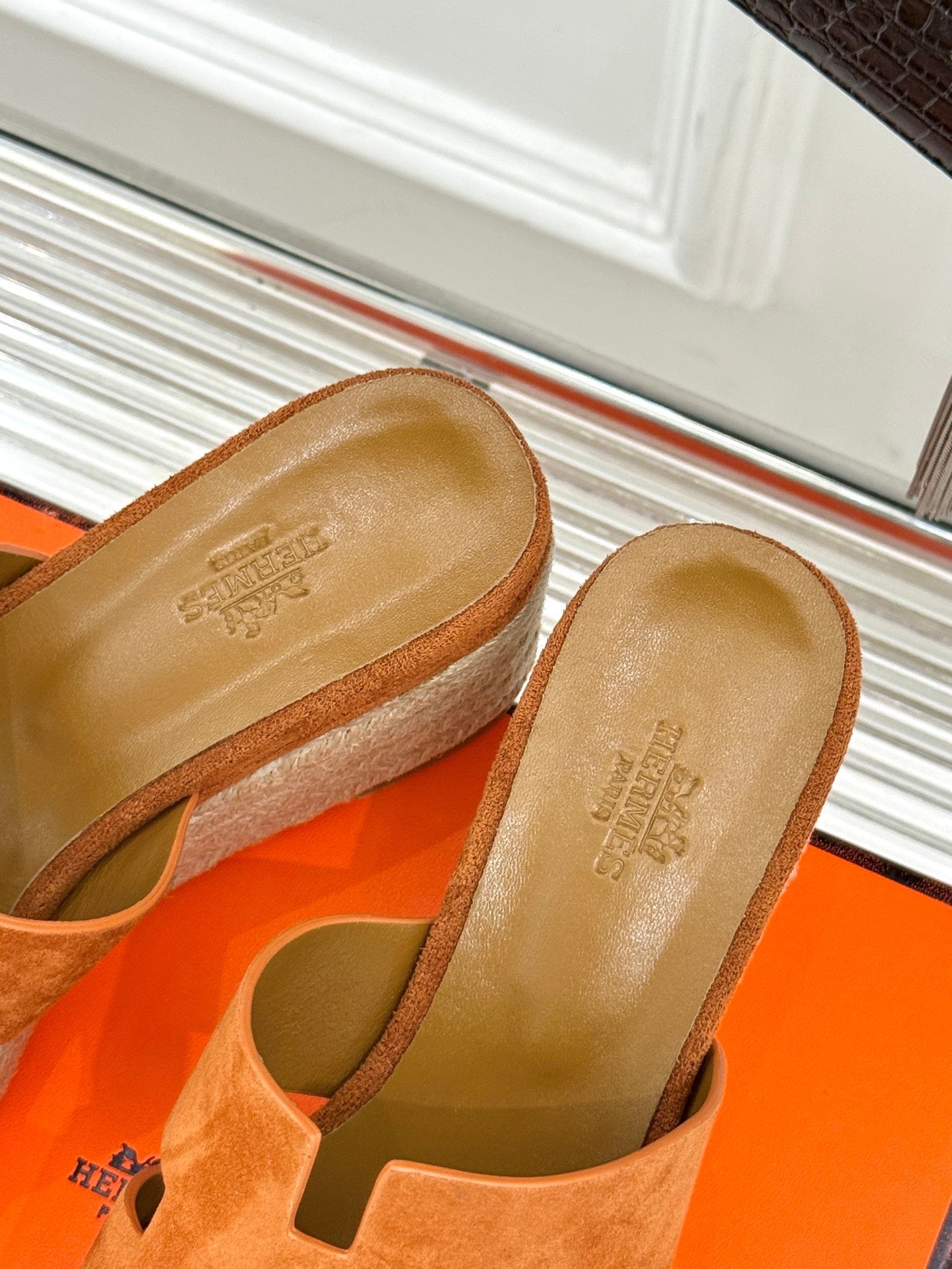 HM Platform Brown Lambskin 316415