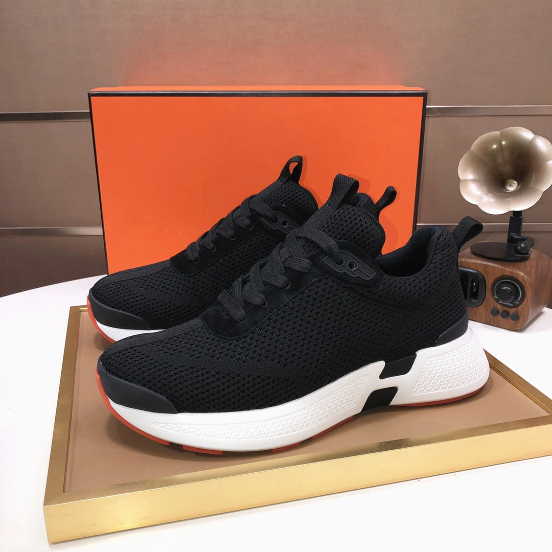 HM Men's Sneaker Black Flyknit 548110