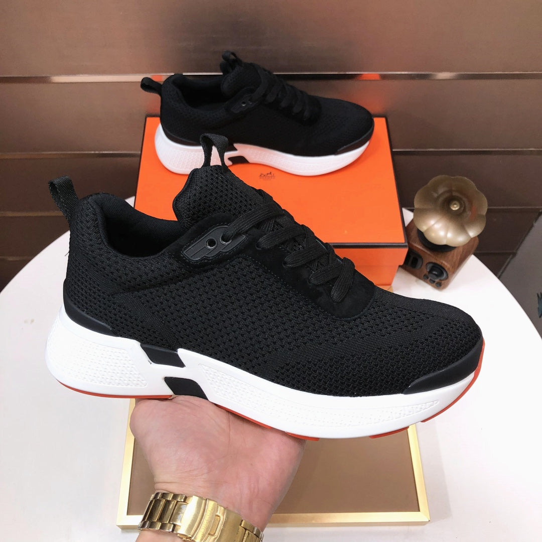 HM Men's Sneaker Black Flyknit 548110