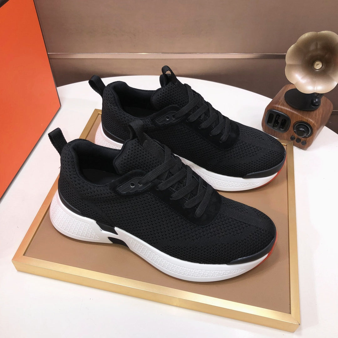 HM Men's Sneaker Black Flyknit 548110