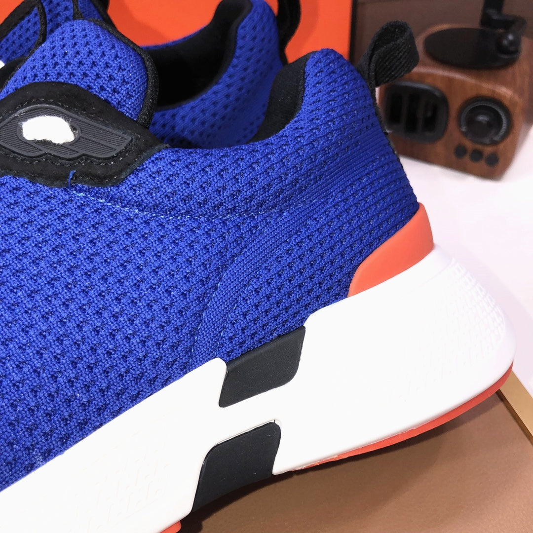 HM Men's Sneaker Blue Flyknit 548114