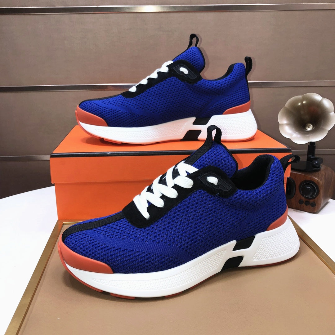 HM Men's Sneaker Blue Flyknit 548114